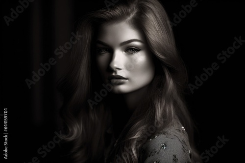shot of a gorgeous young fashion model in the studio © altitudevisual