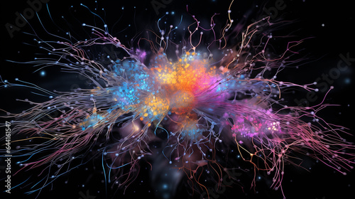 AI-Driven Visualization of a Human Brain's Creative and Intellectual Explosion