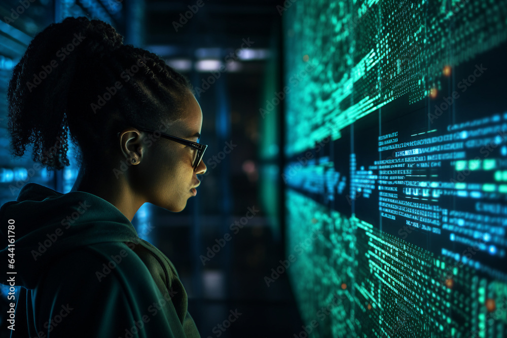 Generative ai collage picture image of business professional it ...