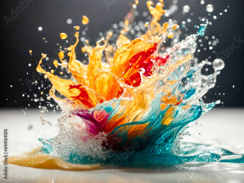 colored splashesAbstract colored background