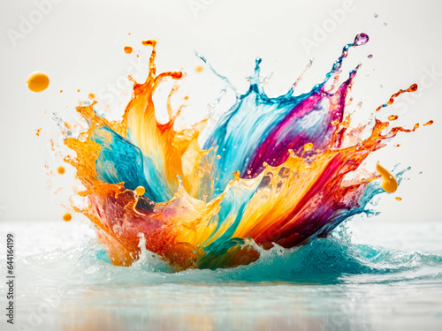 colored splashesAbstract colored background