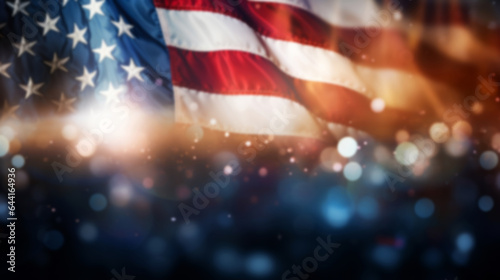 American flag for Memorial Day, 4th of July, Labor Day, Patriot Day. Poster or background