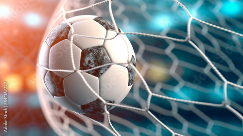 The soccer ball zooms into the rival net, triumphant goal. Generative AI