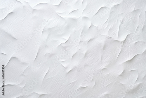 Image of textured background creative design of white crumpled paper pattern and generative AI