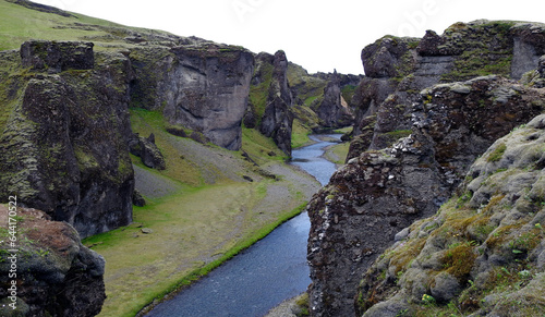 Fjadr rglj fur Canyon, Fjadra River, Kirkjubbaejarklaustur, Iceland