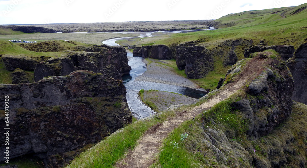 Fjadr rglj fur Canyon, Fjadra River, Kirkjubbaejarklaustur, Iceland