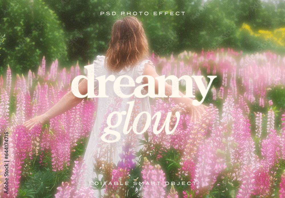 how to add dreamy glow effect in lightroom