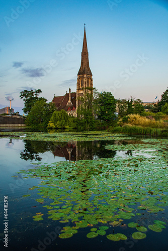 church on the river © worm_ flag