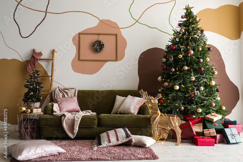 Interior of living room wit...