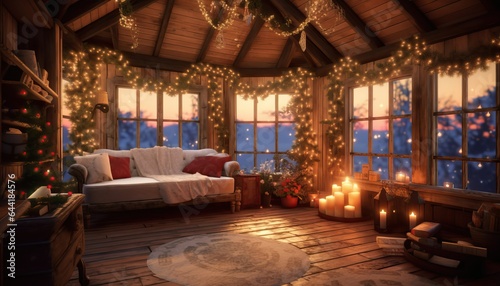 Peaceful Christmas holiday retreat  tranquil escape