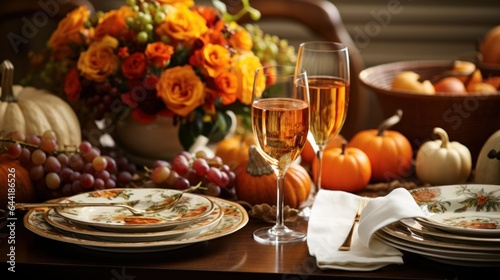 Elegant Thanksgiving Feast © Daryna