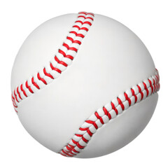 Baseball ball isolated on transparent background. AI Generative