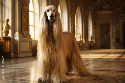 afghan hound generative Ai, 