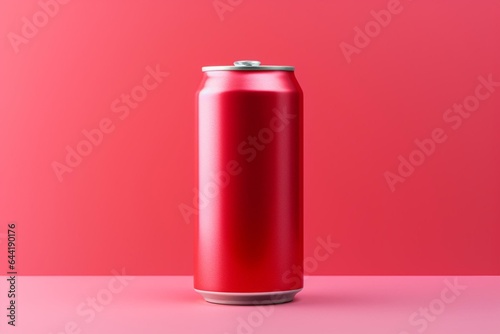 isolated empty beverage can. Generative AI