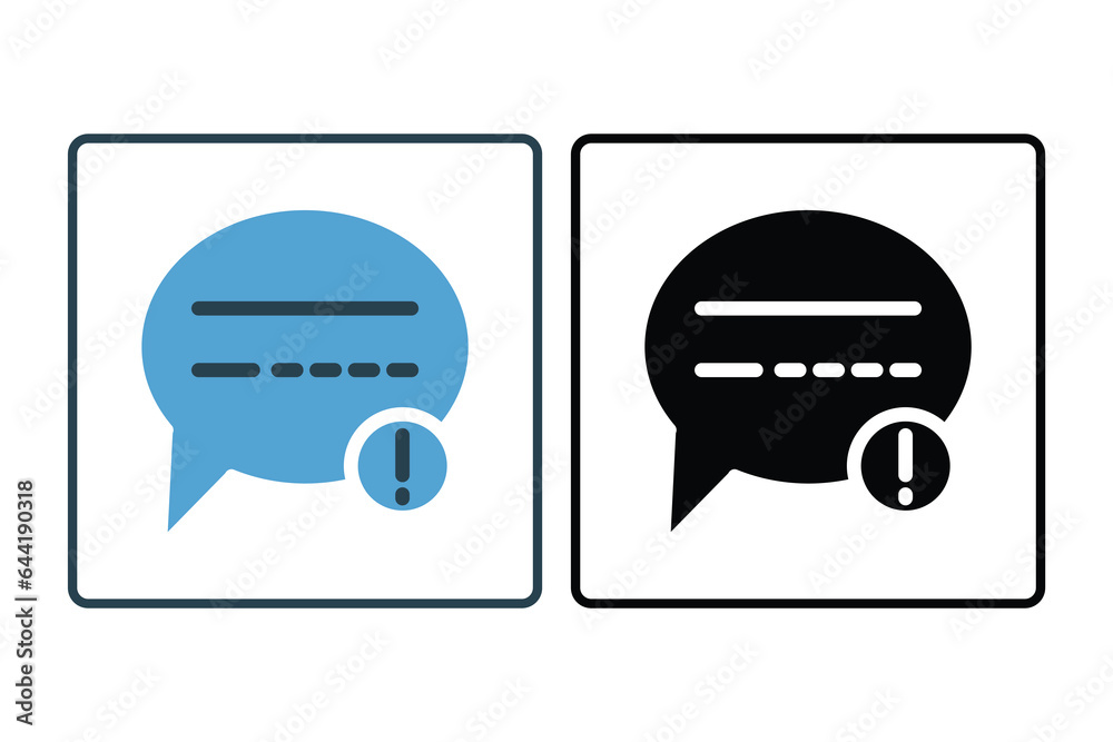 Chat Bubbles Icon. Icon related to Communication. Suitable for web site design, app, user interfaces. Solid icon style. Simple vector design editable Chat Bubbles Icon. Icon related to Communication. Suitable for web site design, app, user interfaces. Solid icon style. Simple vector design editable