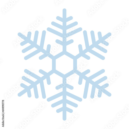 simple vector illustration snowfall on white