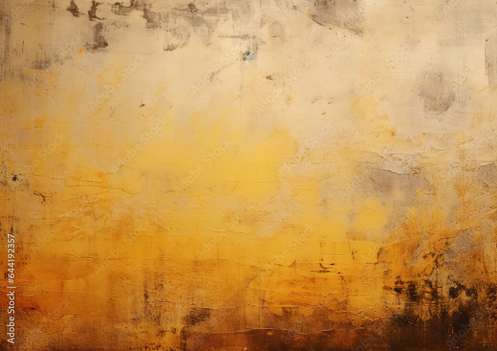 Obraz premium grunge background with splattered yellow paint