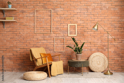 Interior of living room wit...