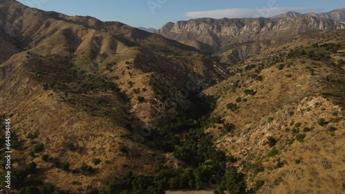 Aerial View of Aliso Canyon, Santa Ynez Valley, Santa Barbara County photo