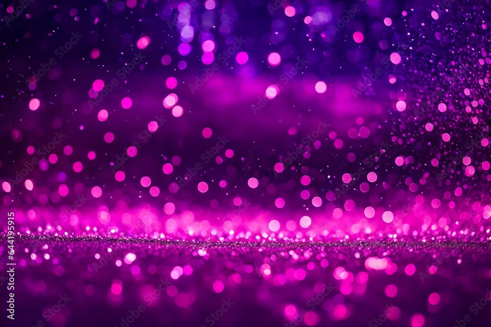 Obraz premium Pink and purple bokeh, abstract.