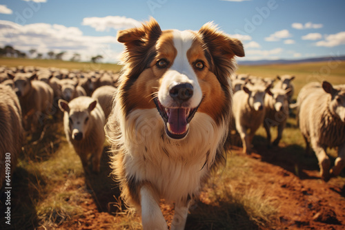 Australian Shepherd  generative Ai   