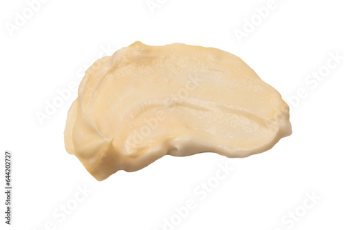 White sauce splashes isolated on white background.