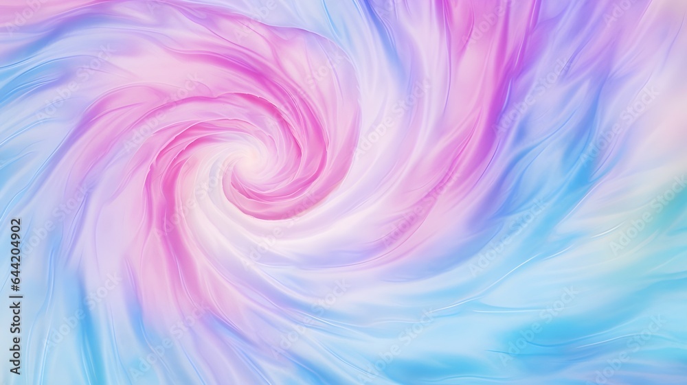 Tie-dye watercolor pattern. Abstract ikat, batik, ogee background. Aztec art for texture, fabric, clothing, wrapping, and decorating. Generative Ai.