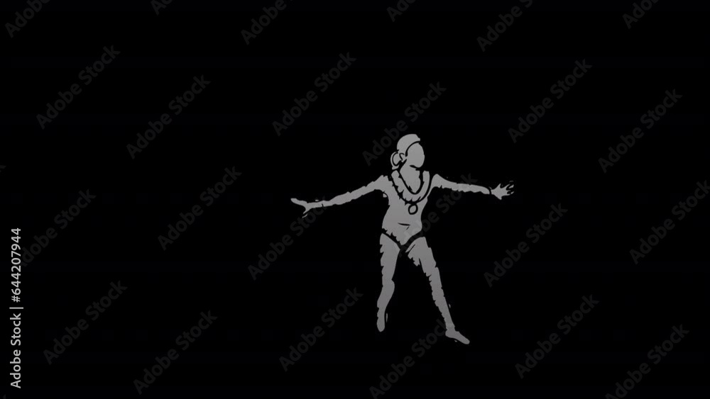 Hand drawn Gymnastic girl shading with transparent (alpha) background Hand drawn Gymnastic girl shading with transparent (alpha) background