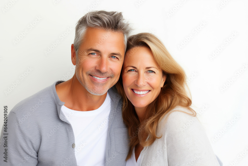 Smiling Middle Age Couple Smiling Middle Age Couple