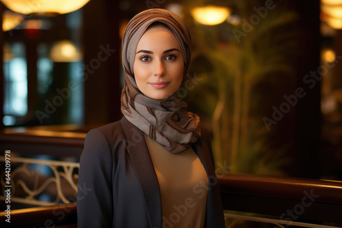 Dubai Lifestyle: Hijabi Woman in Hotel