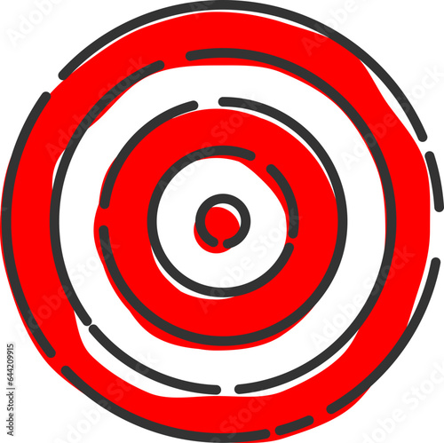 Target icon vector