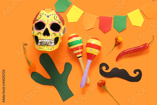 Composition with Mexican sy...