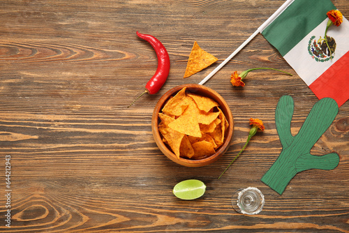 Composition with Mexican sy...