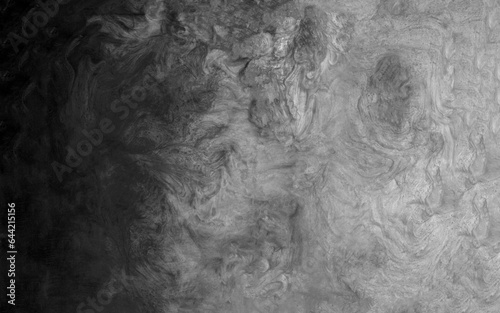 Abstract black and white swirly resin background photo
