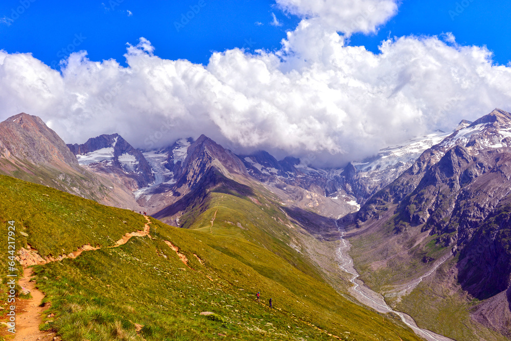 Die Ötztaler Alpen bei Obergurgl in Tirol, Österreich