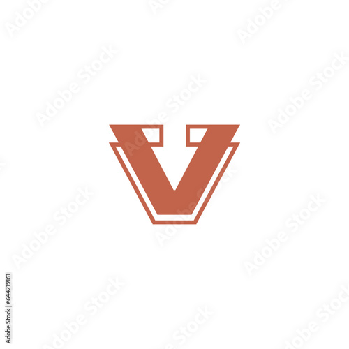 Free Download V Letter Logo Typography Logo, design, brand identity, icon, trademark, company logo, monogram editable - GFXLoad