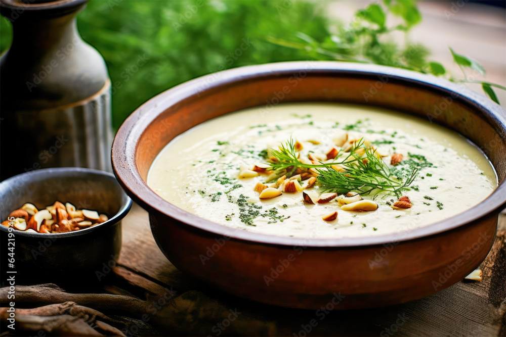 Parsnip Soup with Almonds, Generative AI