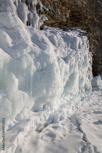 Icicles on Lake Baikal