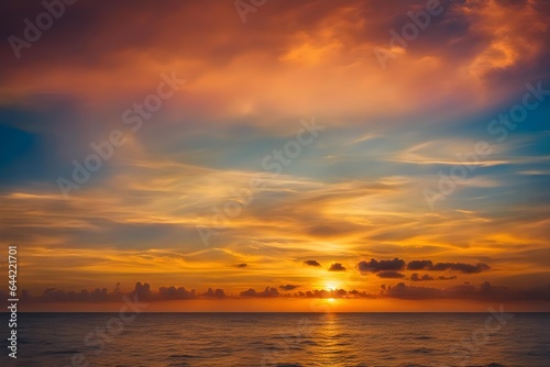 Sunset on the beaches © Mahrowou