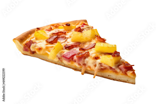 Slice of Hawaiian Pizza wit...
