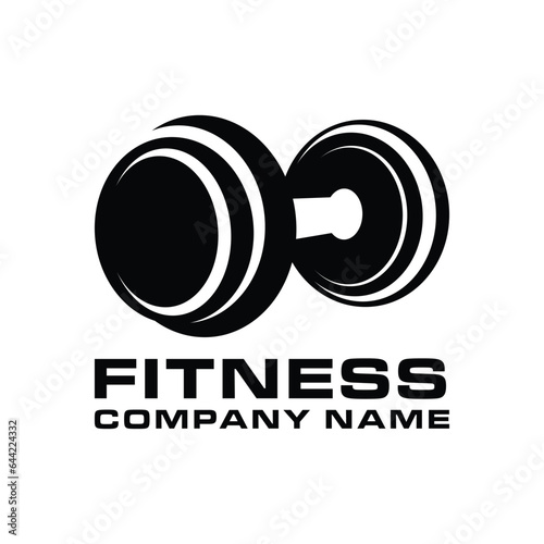 fitness gymnastics logo template, fitness gymnastics logo elements, fitness gymnastics vector illustration