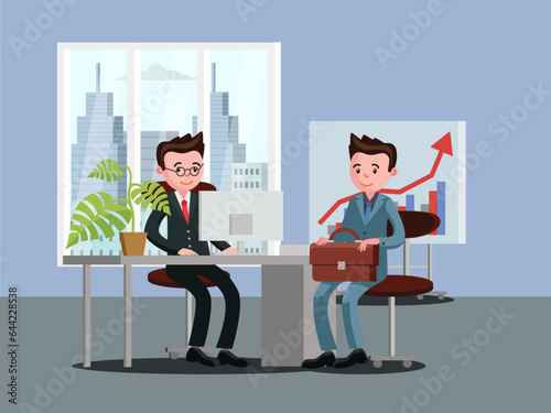 Business meeting, conference