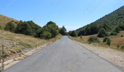 Road on Mount Galicica photo