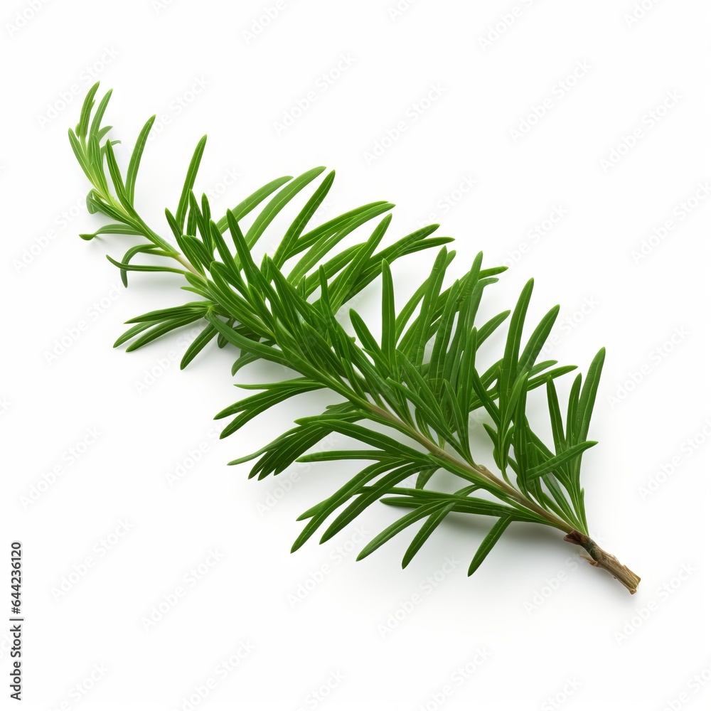 Fototapeta premium Photo of Juniper Leaf isolated on a white background