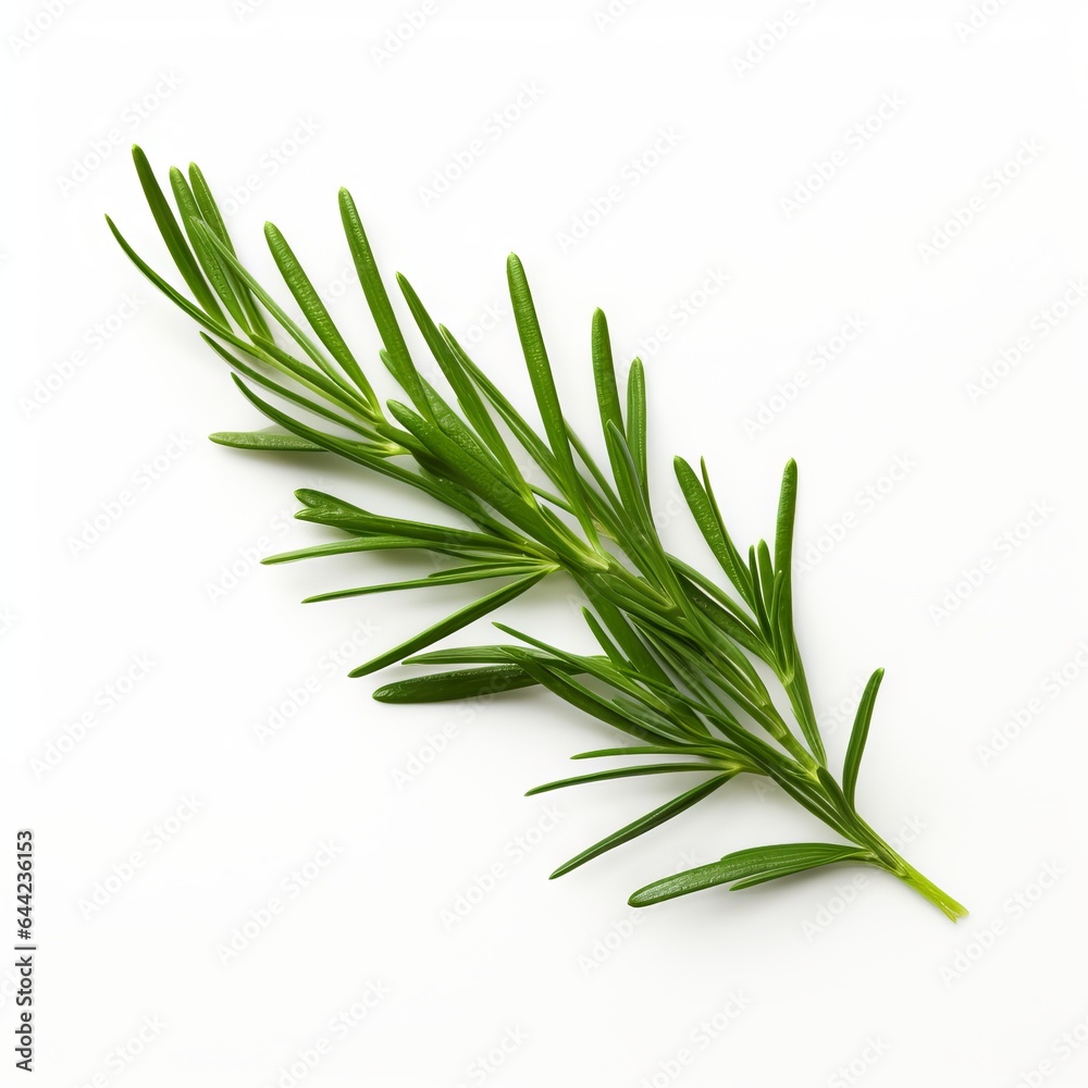 Photo of Juniper Leaf isolated on a white background Photo of Juniper Leaf isolated on a white background
