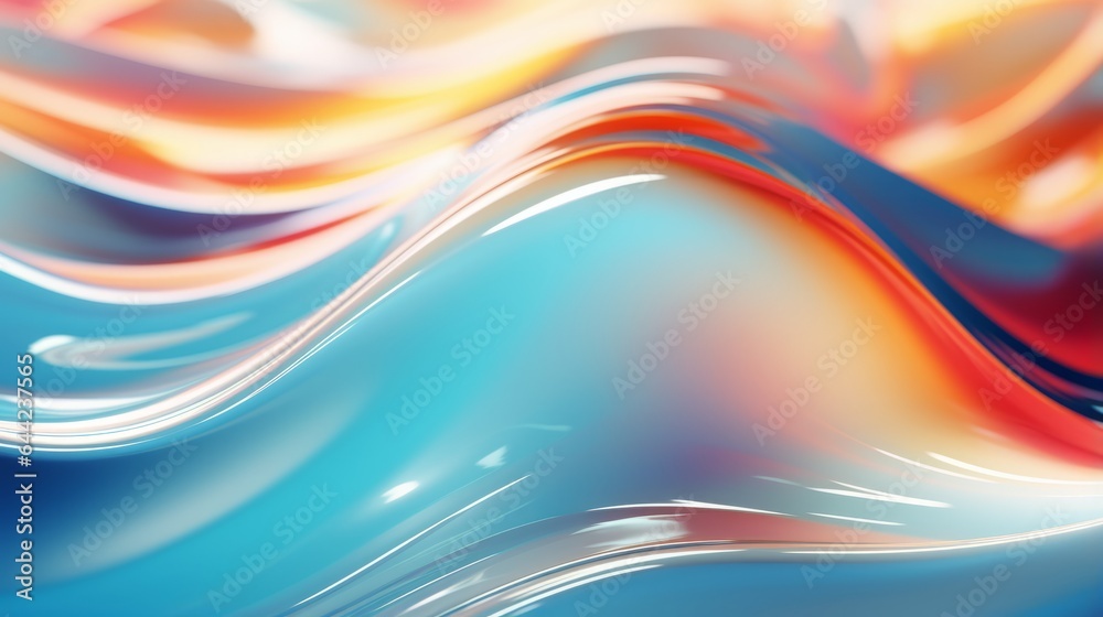 Colorful wave liquid metallic abstract background Colorful wave liquid metallic abstract background