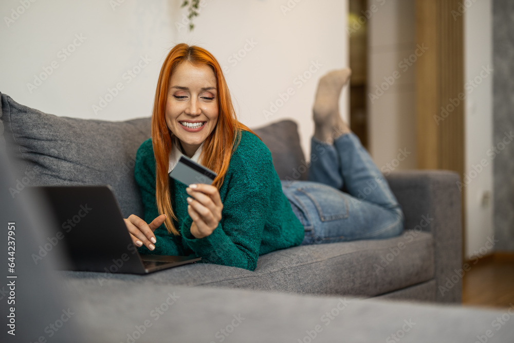 Portrait of young woman working at home office Portrait of young woman working at home office