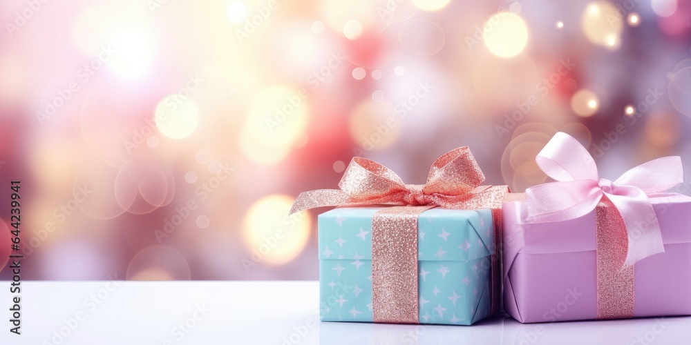 Merry Christmas and Happy new year. Festive background with gift boxes. Christmas gift box Merry Christmas and Happy new year. Festive background with gift boxes. Christmas gift box