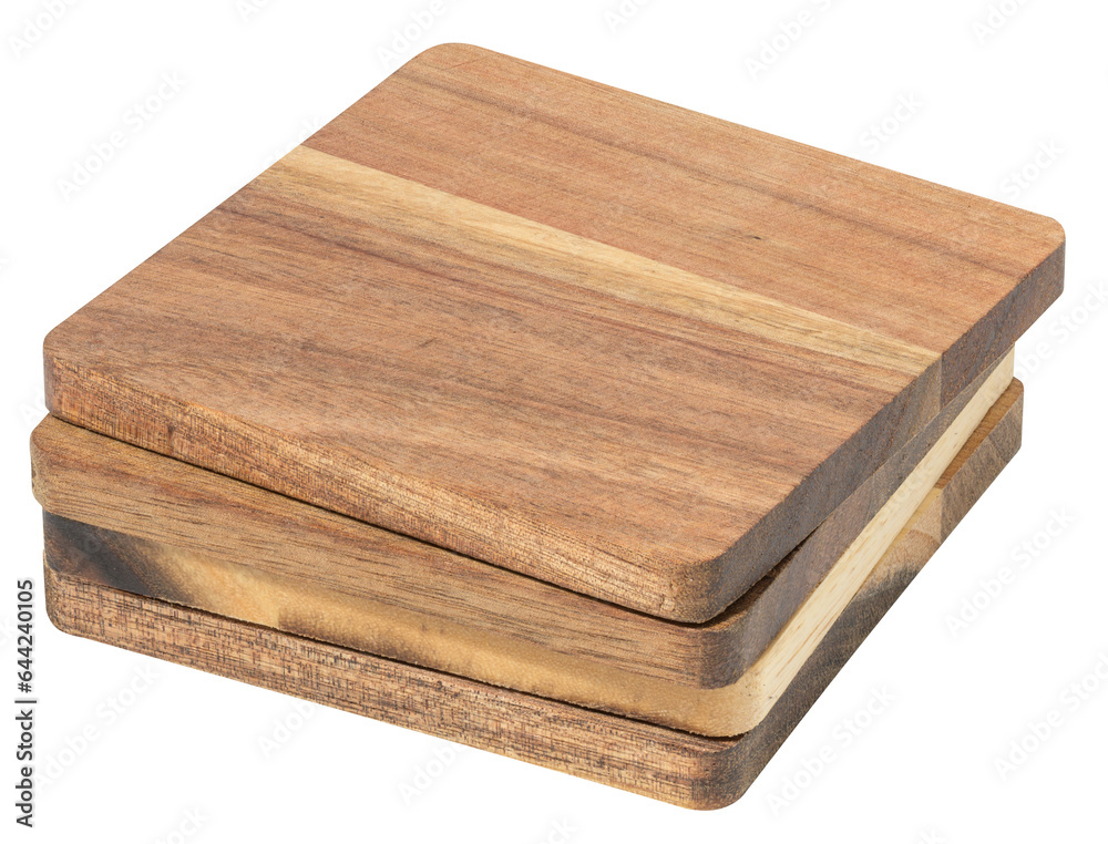 Wooden planks on a white isolated background Wooden planks on a white isolated background