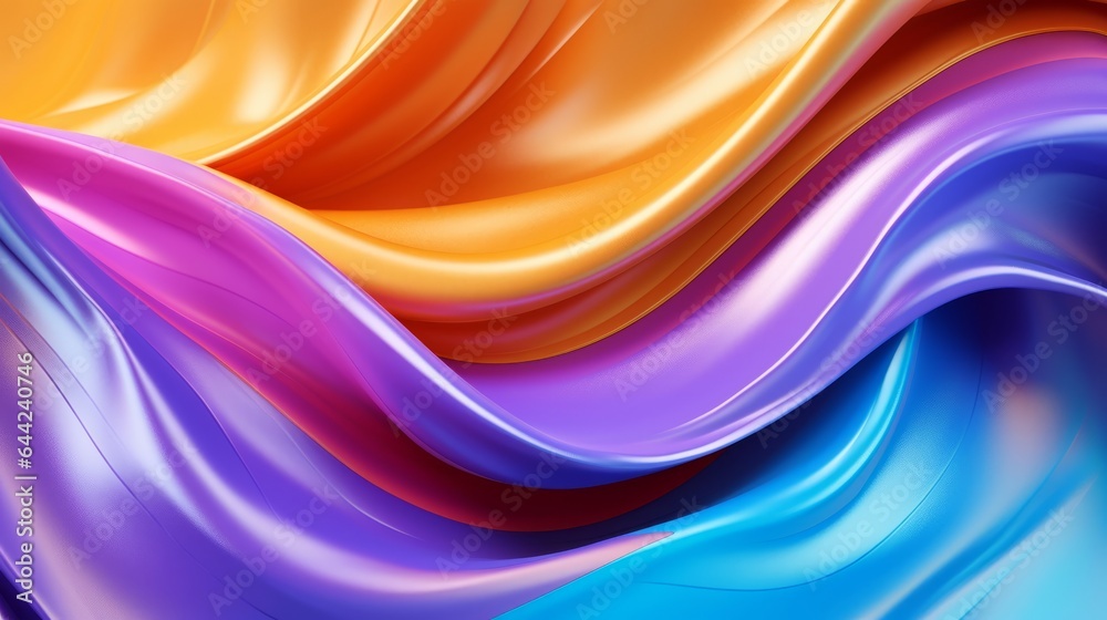 Colorful wave liquid metallic abstract background Colorful wave liquid metallic abstract background